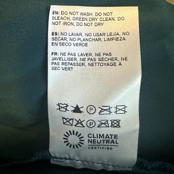 Reformation Casette Silk Dress Tidepool - Picture 8 of 10